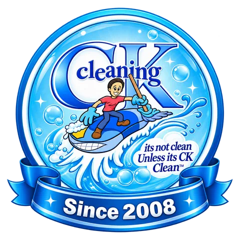 C.K. Cleaning Specialists heritage logo celebrating the company's history since 2008